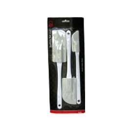 CHEF CRAFT 20488 Spatula Set, 10 in OAL, EVA Foam Blade, White