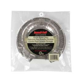 HANDI-FOIL 82042TL-6 Electric Burner Liner, Round, Aluminum