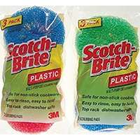Scotch-Brite 215FW Scrub Pad, Assorted