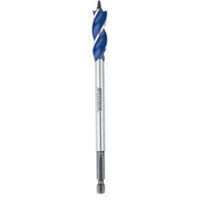 IRWIN SPEEDBOR 3041001 Auger Boring Bit, 1/2 in Dia, 6 in OAL, Tapered Flute, 3-Flute, 1/4 in Dia Shank
