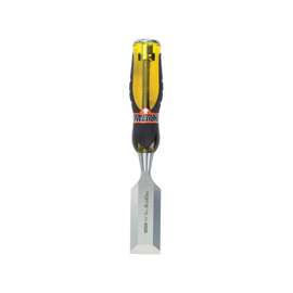 STANLEY 16-979 Chisel, 1-1/4 in Tip, 9 in OAL, Chrome Carbon Alloy Steel Blade, Ergonomic Handle