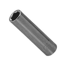 Vulcan MT6487607 Drive Socket, 11/32 in Socket, 1/4 in Drive, 6-Point, Chrome Vanadium Steel, Chrome