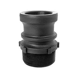 GREEN LEAF 150F/GLP150F Cam Lever Coupling, 1-1/2 in, Male x MNPT, Polypropylene