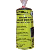 VULCAN FG-03812-09 Drum Liner, 55 gal Capacity, Poly, Black