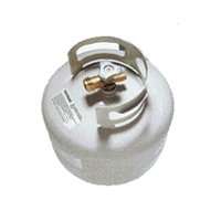 Worthington 296975 Propane Gas Cylinder, 7.1 gal Tank, 12.3 in Dia, 23.7 in H, Steel