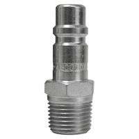 Air Chief Industrial Quick Connect Fitting, 3/8 in Body Size, 1/4 in (NPT) M, Steel