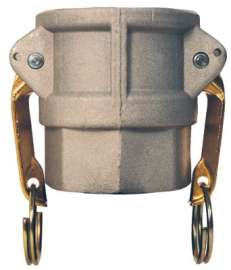 Global Type D Couplers, 1 in (NPT), Female, Brass