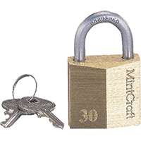 ProSource Padlock, Standard Shackle, 1/8 (3.2) in (mm) Dia Shackle, Steel Shackle