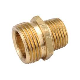 Anderson Metals 757478-1208 Hose Adapter, 3/4 x 1/2 in, MGH x MIP, Brass, For: Garden Hose