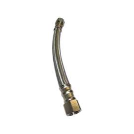 Plumb Pak PP888-1LF Water Heater Connector, 3/4 in, FIP, Stainless Steel, 12 in L