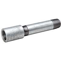 B & K 564-540HN Pipe Nipple, 3/4 in, Threaded, Steel, 150 psi Pressure, 4 in L