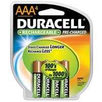 Pre-Charged Rechargeable Battery, NiMH, AAA, 1.2V, 4 EA/PK