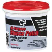 DAP 10504 Stucco Patch, Gray, 1 qt Tub