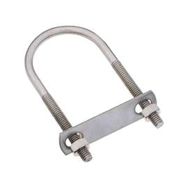 National Hardware N222-463 U-Bolt, 5/16-18 Thread, Stainless Steel, Stainless Steel