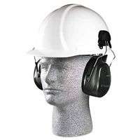 Optime 101 Earmuffs, 24 dB NRR, Dark Green, Cap Attached
