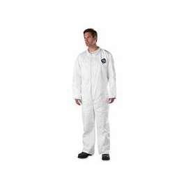 Tyvek Coveralls, White, X-Large, With Collar