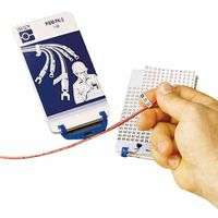 Porta-Pack Wire Markers, +, - , /; 0 - 15; A-Z, Matte, Repositionable Vinyl