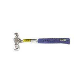 Ball Pein Hammer, Straight Nylon Vinyl Handle, 13 in, Steel 16 oz Head