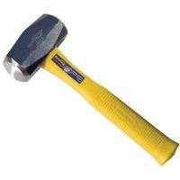 Sure-Strike Drilling Hammers, 3 lb, 11 in, Straight Fiberglass Handle