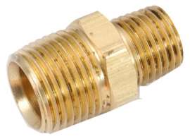 3/4x1/2 BRS Hex Nipple