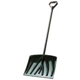 18"GRN Poly Snow Shovel
