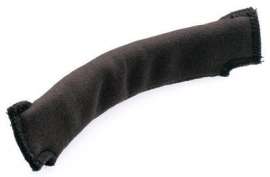 SuperEight Cotton Jersey Sweatbands, Black, For Hard Hats; Full Brim Hats
