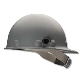 P2A HARD HAT, GRAY, SWINGSTRAP W/ QUICKLOK