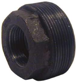 2x1-1/4 BLK Hex Bushing