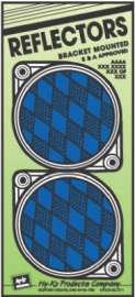 2PK 3-1/4"BLU Reflector