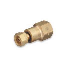 Brass Cylinder Adaptors, From CGA-200 "MC" Acetylene To CGA-510 POL Acetylene