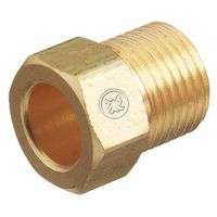 Inert Arc Nuts, Brass, Hex, B-Size, 5/8 in - 18, Inert Gas