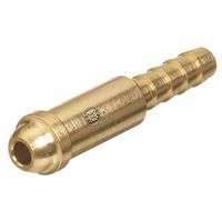 Inert Arc Nipples, 200 PSIG, Brass, 2.175 in, 1/8 in (NPT)