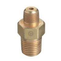Pipe Thread Reducer Bushings, Brass, 1/4 in (NPT); 3/8 in (NPT)