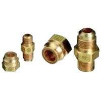 Brass SAE Flare Tubing Connections, Adapter, 500 PSIG, CGA-440 to 1/2 in NPT(M)