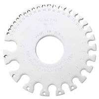 Sheet Metal Gages, #0-#36, Chrome