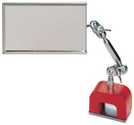 Magnetic Base Inspection Mirrors, 3 1/2 in x 2 in