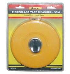 160'/50m Metric & Inch Fiberglass Tape Measure