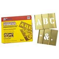 33 Piece Single Letter Sets, Brass, 3 in