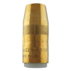 Centerfire Nozzles, 1/8 in Tip Recess, 5/8 in Bore, For Q-Gun, Brass, Large