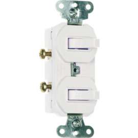 15A WHT 2SP UL Switches