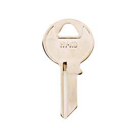 HY-KO 11010CG17 Key Blank, Brass, Nickel, For: Chicago Cabinet, House Locks and Padlocks