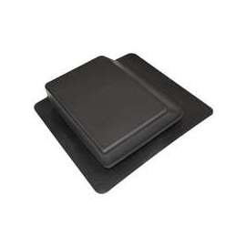 Duraflo 6065BL Roof Vent, 17.252 in OAW, 61 sq-in Net Free Ventilating Area, Polypropylene, Black