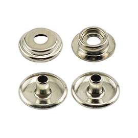 GENERAL 1266 Snap Fastener Refill, Solid Brass, Nickel
