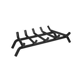 Simple Spaces LTFG-W27-X 27'' Fireplace Grate, 5-Bar, Steel/Wrought Iron