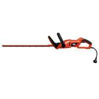 Black+Decker HH2455 Electric Hedge Trimmer, 3.3 A, 120 V, 3/4 in Cutting Capacity, 24 in L x 2-3/4 in W Blade