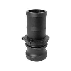 GREEN LEAF 150E/GLP150E Cam Lever Coupling, 1-1/2 in, Male x Hose Barb, Glass Filled Polypropylene