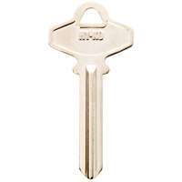 HY-KO 11010SC6 Key Blank, Brass, Nickel, For: Schlage Cabinet, House Locks and Padlocks
