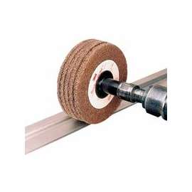 Scotch-Brite Buffing Discs, 3 in, 10,000 rpm, Aluminum Oxide, Tan