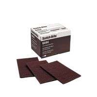 Scotch-Brite Hand Pads, Fine, Aluminum Oxide, Brown