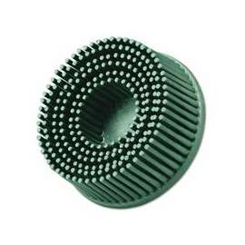 Roloc Bristle Discs, 2 in, 50, 25,000 rpm, Ceramic Abrasive Grain, Green